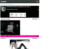 Tablet Screenshot of dj-david-guetta.skyrock.com