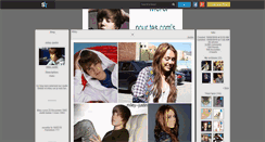 Desktop Screenshot of miley--justin.skyrock.com