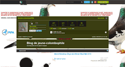 Desktop Screenshot of jeune-colombophile.skyrock.com