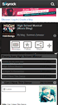 Mobile Screenshot of hsmsongs.skyrock.com