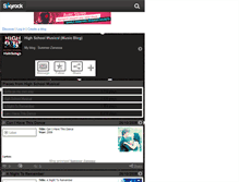 Tablet Screenshot of hsmsongs.skyrock.com