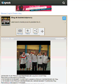 Tablet Screenshot of basketclubprouvy.skyrock.com