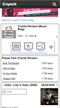 Mobile Screenshot of charlie-winston-official.skyrock.com