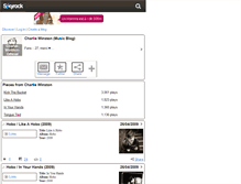 Tablet Screenshot of charlie-winston-official.skyrock.com