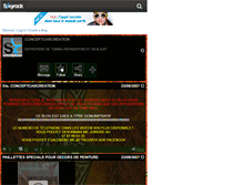 Tablet Screenshot of conceptcarcreation.skyrock.com