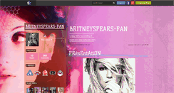 Desktop Screenshot of britneyspears-fan.skyrock.com