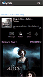 Mobile Screenshot of alice--cullen--fiction.skyrock.com