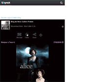 Tablet Screenshot of alice--cullen--fiction.skyrock.com