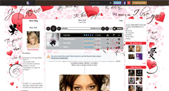 Desktop Screenshot of hilaryduff280987.skyrock.com