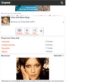 Tablet Screenshot of hilaryduff280987.skyrock.com