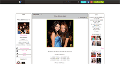 Desktop Screenshot of miiley-selena.skyrock.com