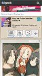 Mobile Screenshot of fiction-sasuke-sakura-x.skyrock.com