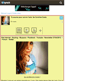 Tablet Screenshot of caro-cc-costa.skyrock.com