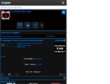 Tablet Screenshot of dj-zzdine.skyrock.com