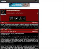 Tablet Screenshot of electionpresidentielles.skyrock.com