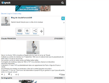 Tablet Screenshot of claudefrancois045.skyrock.com