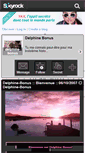 Mobile Screenshot of delphine-bonus.skyrock.com