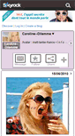 Mobile Screenshot of caroline--dilemme.skyrock.com