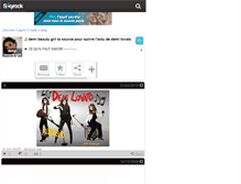 Tablet Screenshot of demi-beauty-girl.skyrock.com