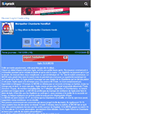 Tablet Screenshot of chamberte-handball.skyrock.com