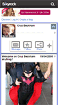 Mobile Screenshot of cruz-beck.skyrock.com