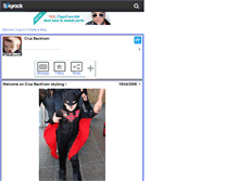Tablet Screenshot of cruz-beck.skyrock.com