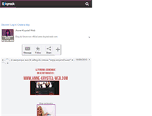 Tablet Screenshot of anne-krystel-web.skyrock.com