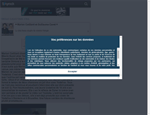 Tablet Screenshot of marionguillaume.skyrock.com