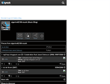 Tablet Screenshot of algerino62100-musik.skyrock.com