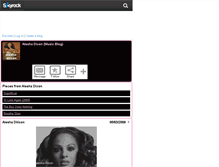 Tablet Screenshot of alesha-diiixon.skyrock.com