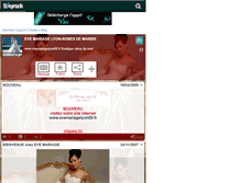 Tablet Screenshot of evemariage.skyrock.com