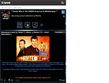 Tablet Screenshot of doctor-who-maniac.skyrock.com