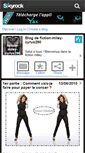 Mobile Screenshot of fiction-miley-cyrus290.skyrock.com