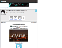 Tablet Screenshot of castle-fan.skyrock.com