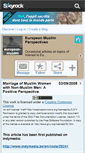 Mobile Screenshot of european-muslim.skyrock.com