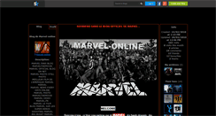Desktop Screenshot of marvel-online.skyrock.com