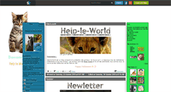 Desktop Screenshot of help-le-world.skyrock.com
