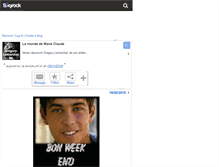 Tablet Screenshot of gregory-lemarchal-mc.skyrock.com