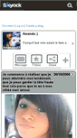 Mobile Screenshot of amanda-23.skyrock.com