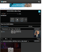 Tablet Screenshot of davidbisbalbelgium.skyrock.com