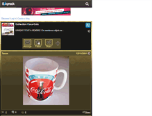 Tablet Screenshot of cokecollection.skyrock.com