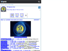 Tablet Screenshot of dynamo-kiev.skyrock.com