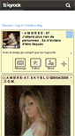 Mobile Screenshot of ambree-67.skyrock.com