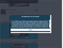 Tablet Screenshot of peugeot-605.skyrock.com