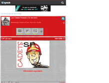 Tablet Screenshot of cadet-pompier-verviers.skyrock.com