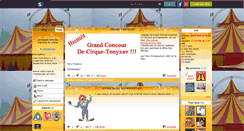 Desktop Screenshot of clownjongleur.skyrock.com