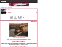 Tablet Screenshot of coeurdedanseuse.skyrock.com