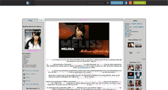 Desktop Screenshot of melissa-official.skyrock.com