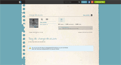 Desktop Screenshot of changerdevie2010.skyrock.com