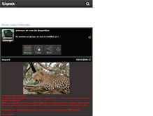 Tablet Screenshot of animaux-endanger.skyrock.com